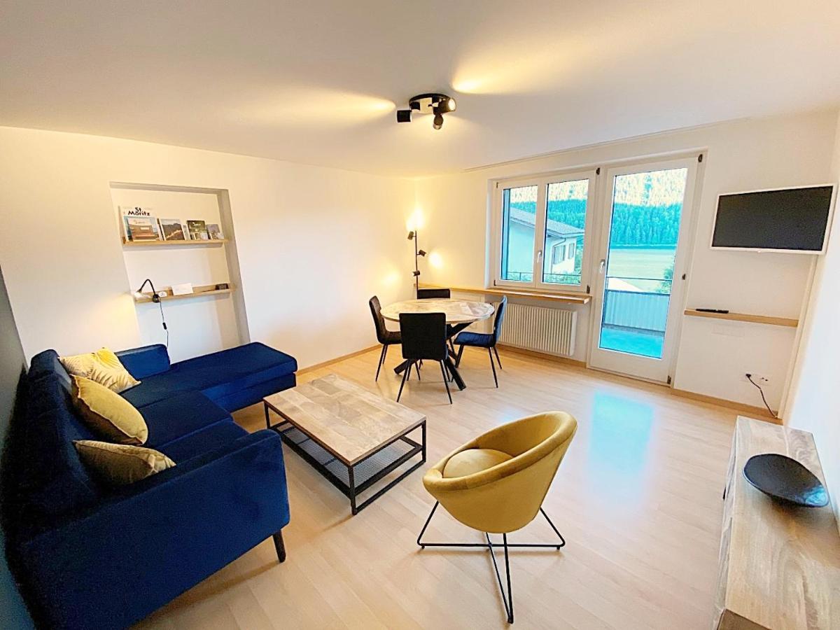 70M2 Mit Seeblick, Balkon, Serlas, Parkplatz - S11,1 Sankt Moritz Eksteriør bilde